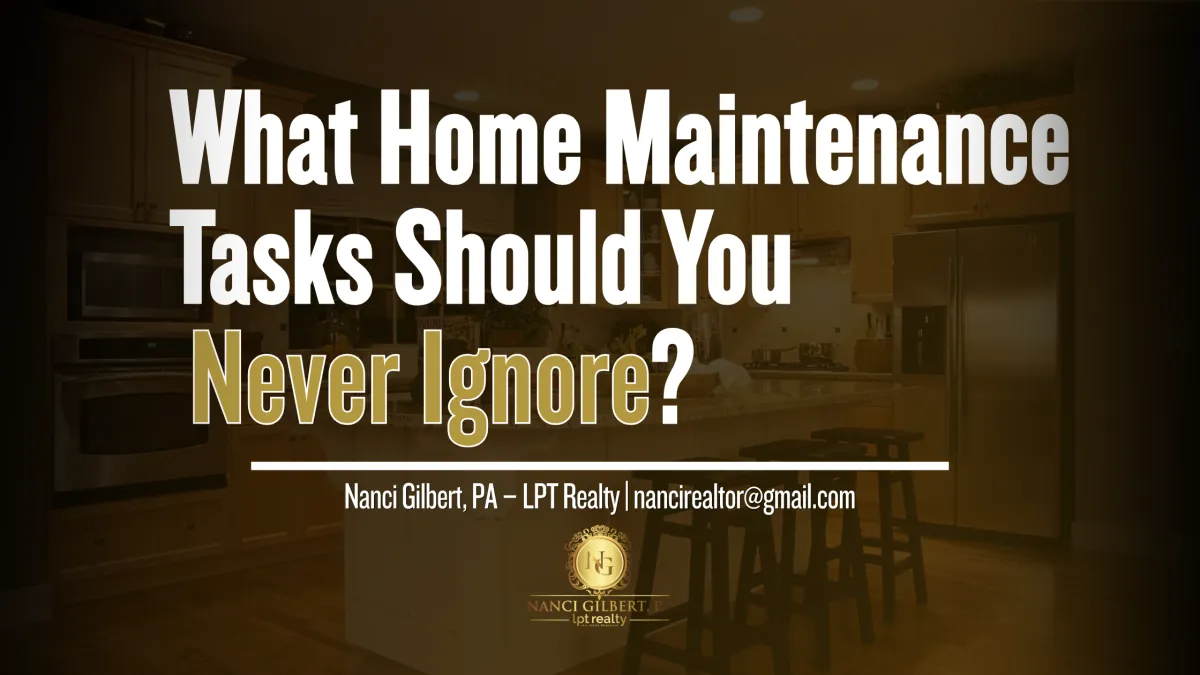 What Home Maintenance Tasks Should You Never Ignore?