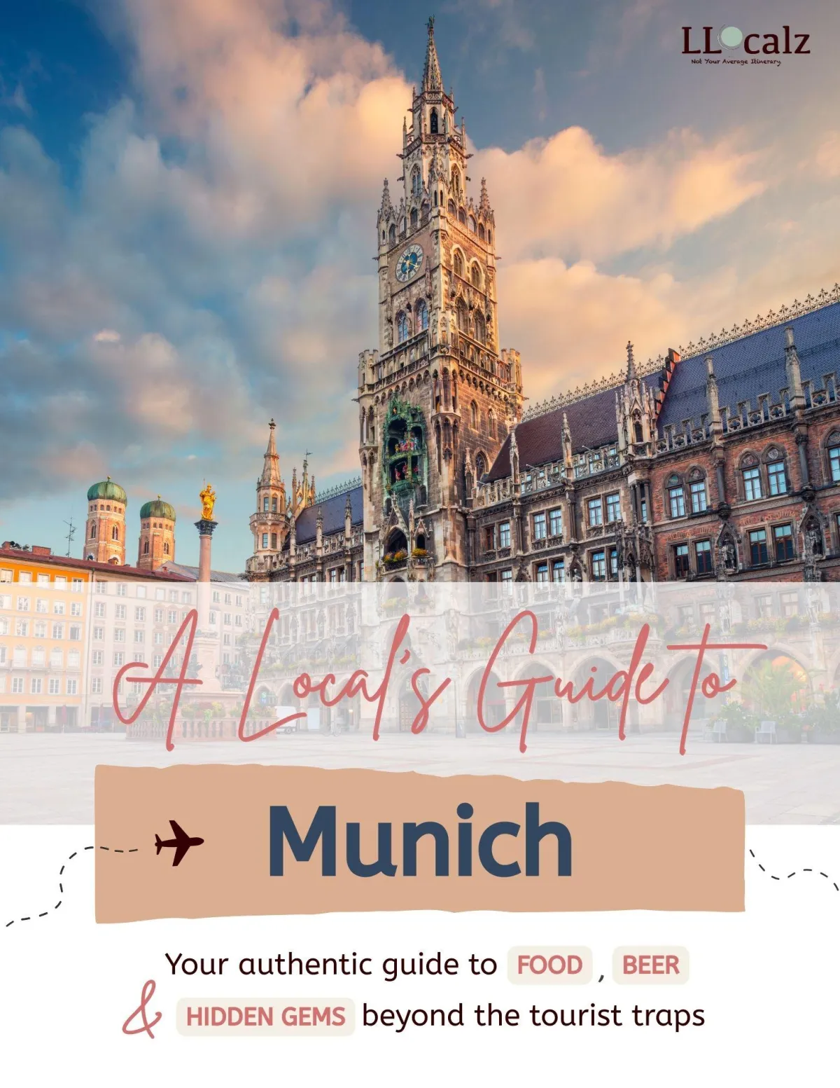 Collage of two winter scenes: couple at luxury Alpine spa with outdoor pool and snowy mountains, and picturesque mountain village in the European Alps
