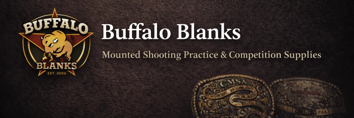 Buffalo Blanks - Premium CMSA Mounted Shooting Blanks Logo