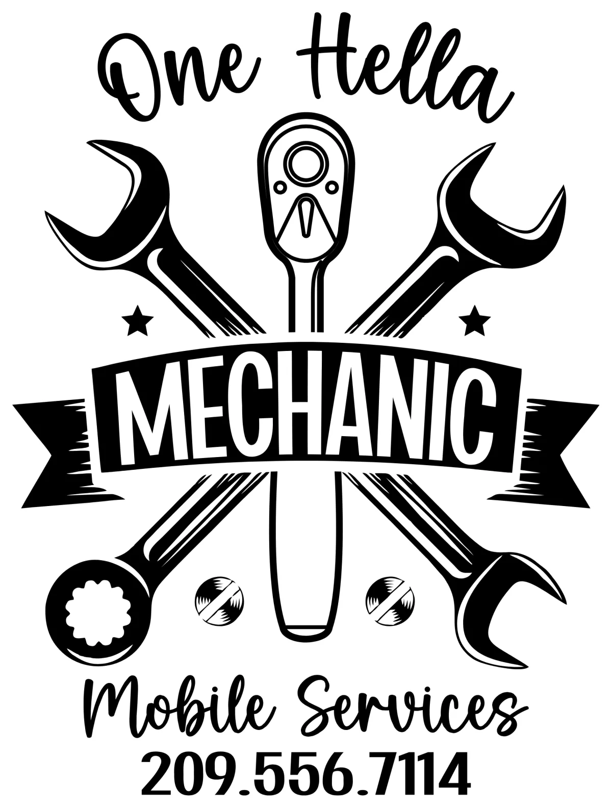 One Hella Mechanic Logo