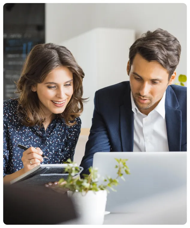 Creative startup website example built using custom web design services
