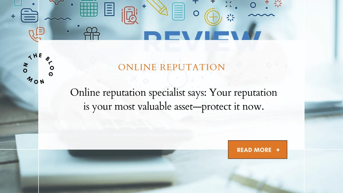 online reputation specialist