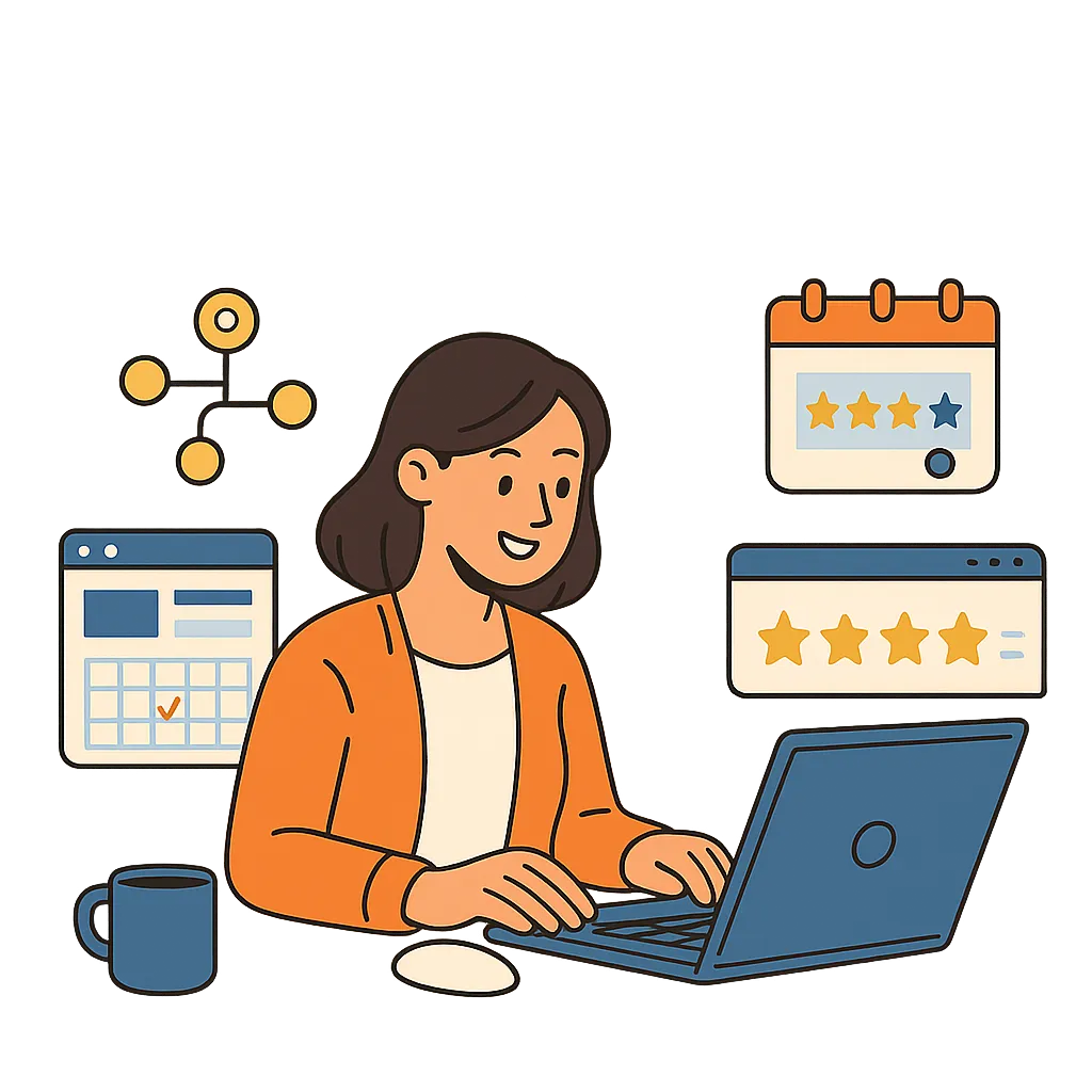 ImageBusiness owner reviewing Google ranking performance