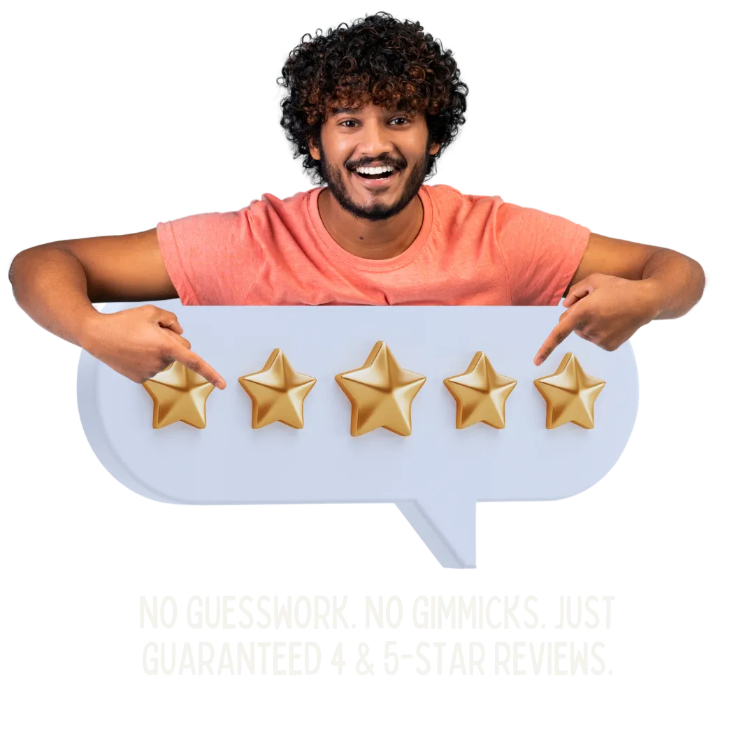 5star reviews deliverd to every client