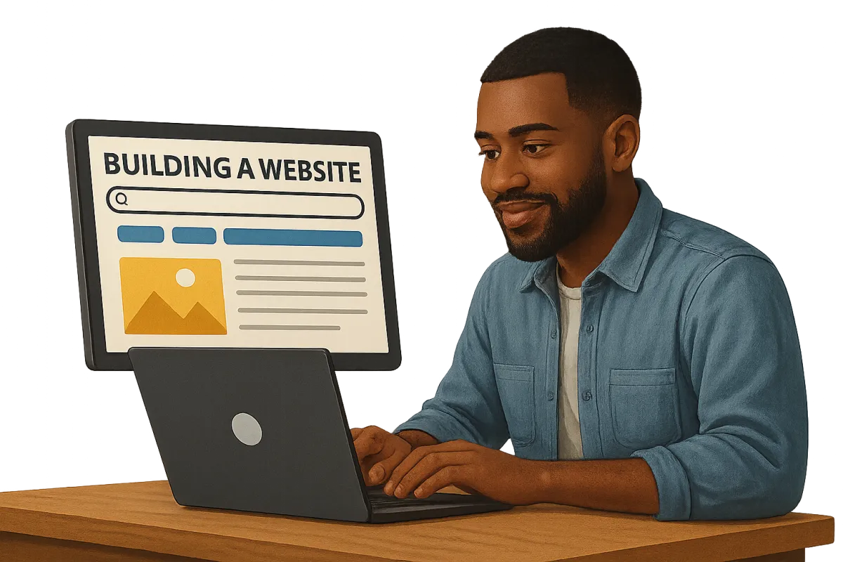 Professional SEO consultant analyzing website traffic data