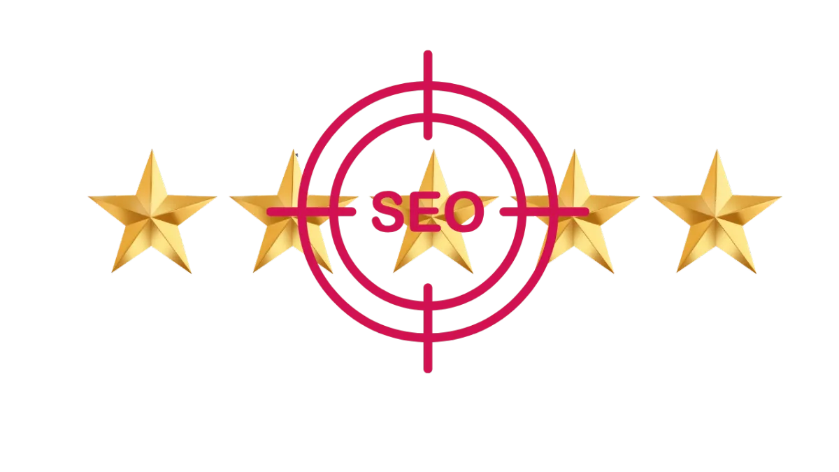 Review section of a custom web design service highlighting consistent four and five-star customer ratings.