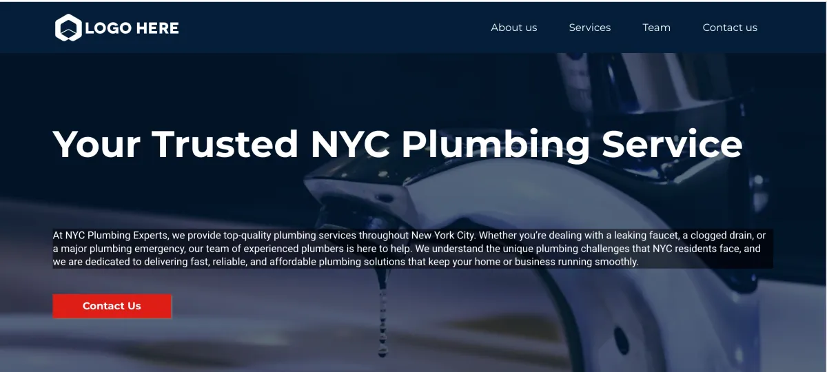 Mobile-friendly custom web design template for entrepreneurs and freelancers