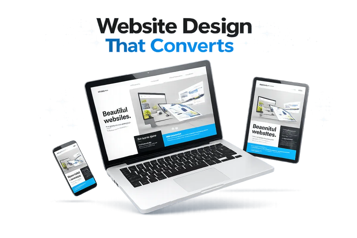 Website design services for small business lead generation