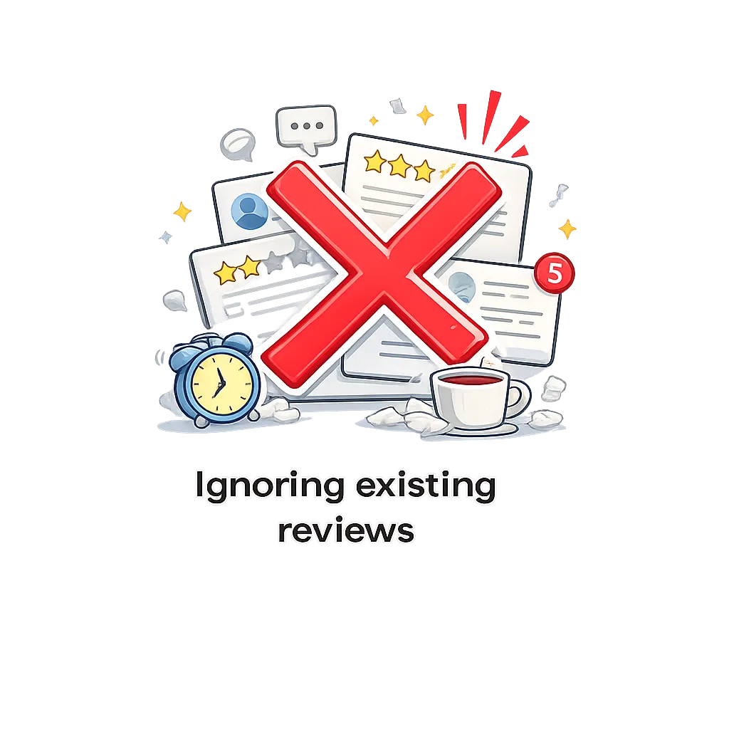 Business owner monitoring online reputation and learning how to get 5 star reviews for local SEO.
