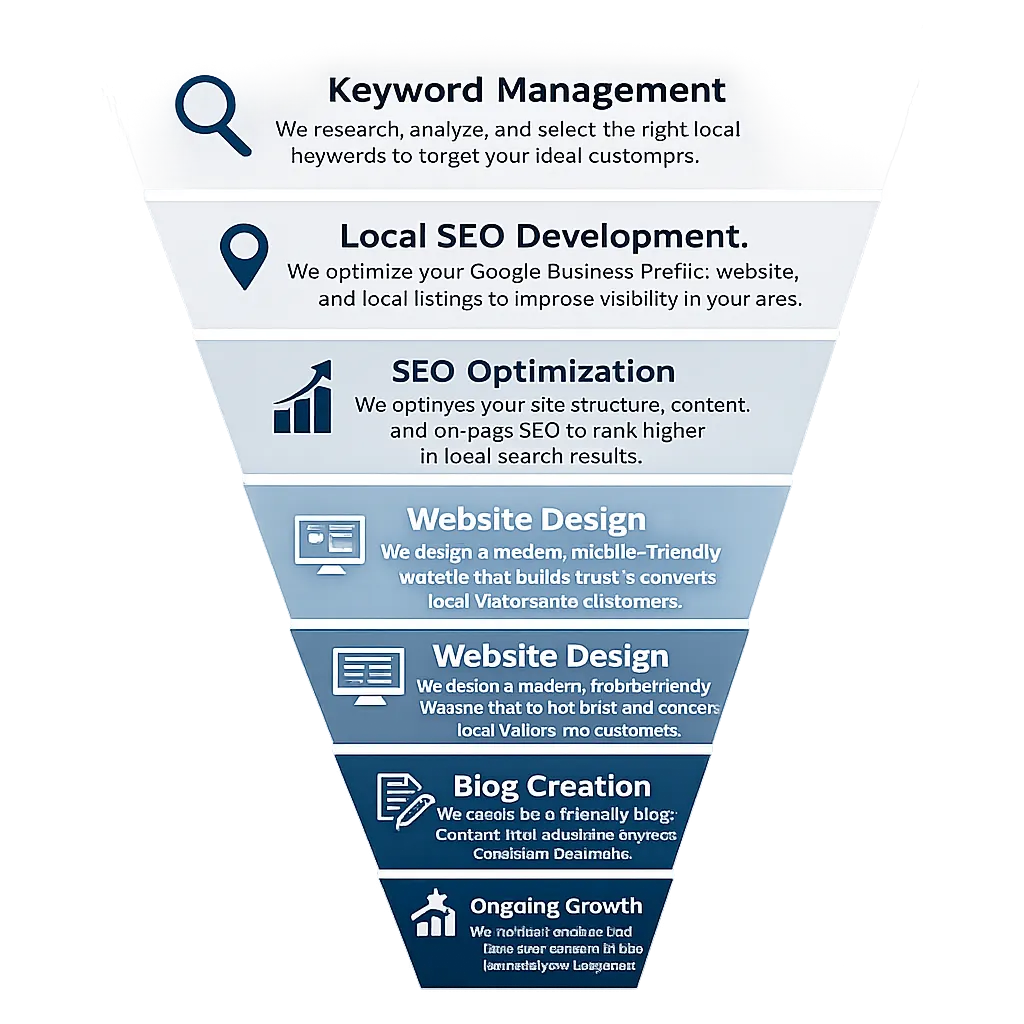 Local business improving search visibility through digital marketing and SEO services.