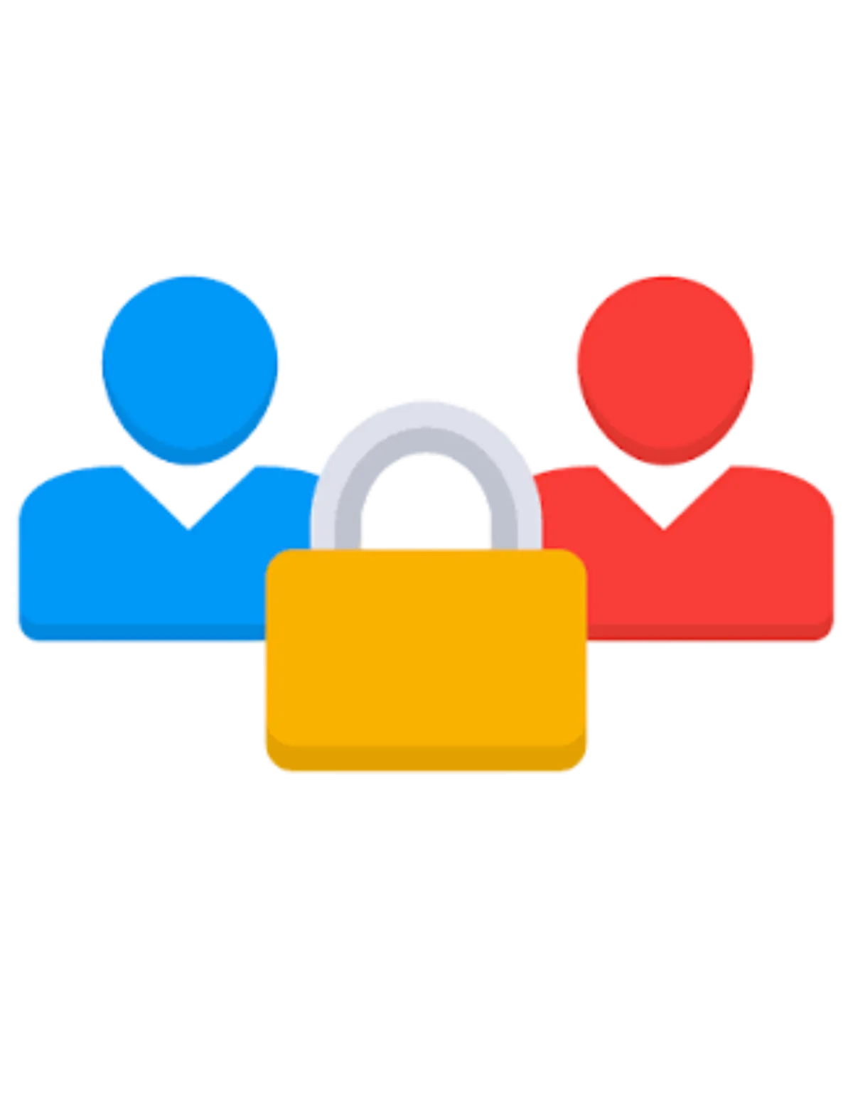 GDPR policy two people and a lock 
