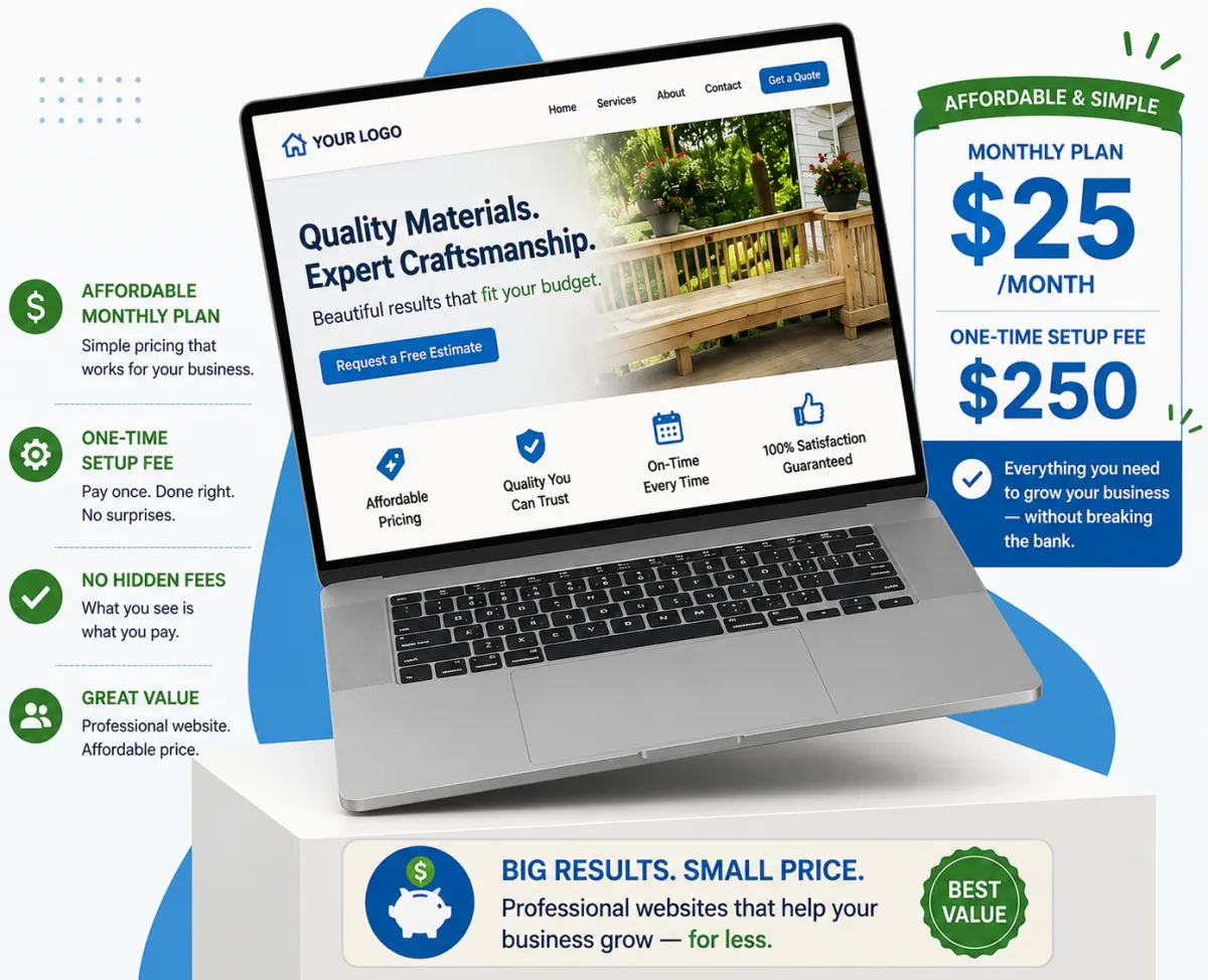 Professional web designer creating a responsive website.