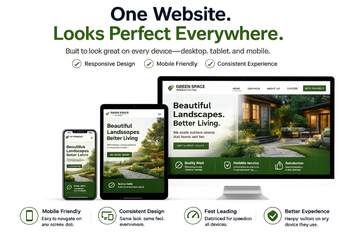 Website builder dashboard with drag-and-drop editing tools.