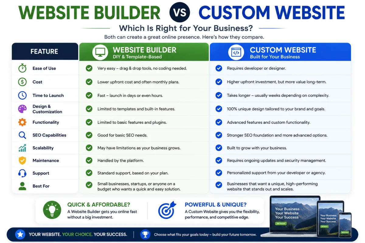 Responsive website built to convert visitors into customers.