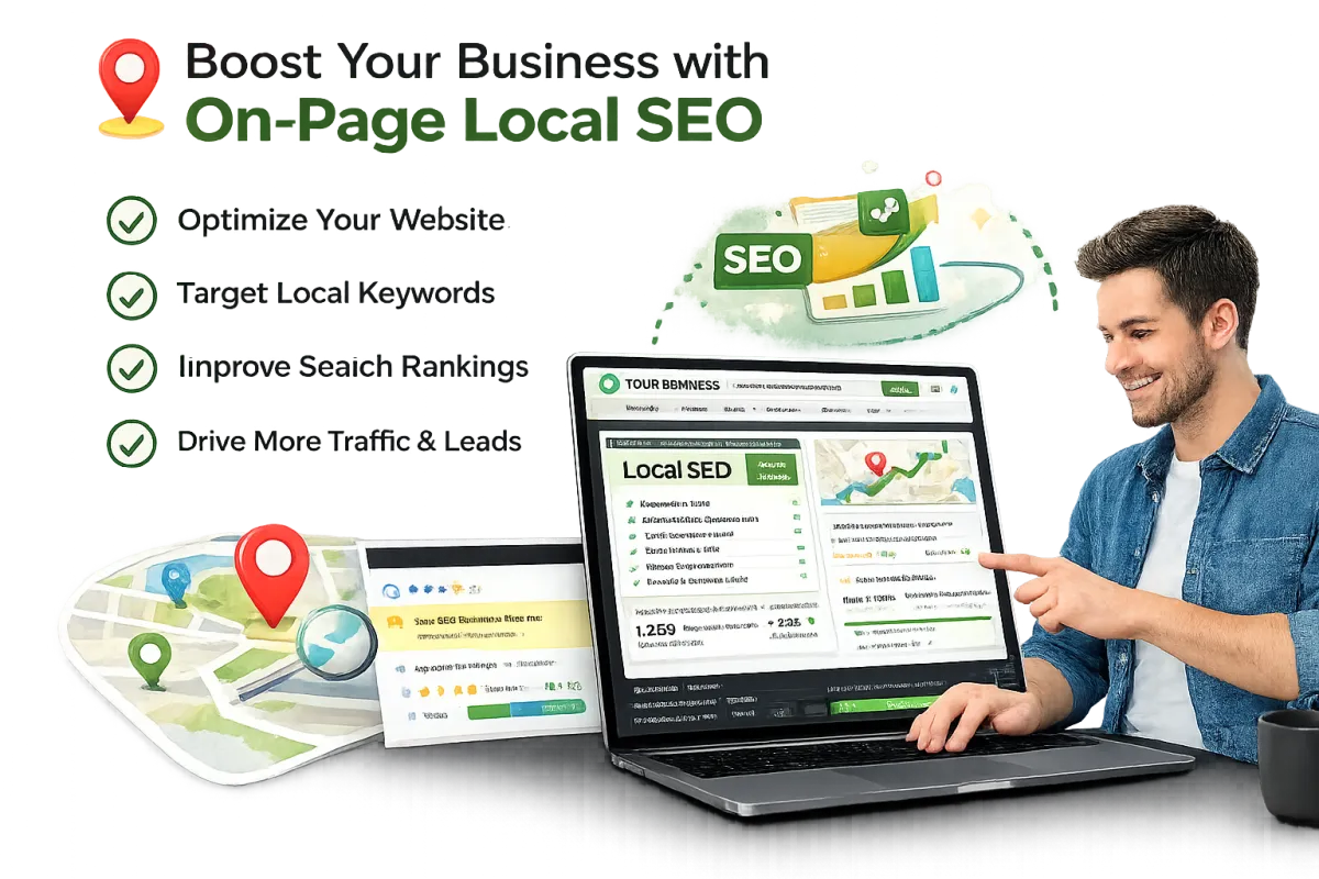 Local SEO campaign increasing online visibility and leads.