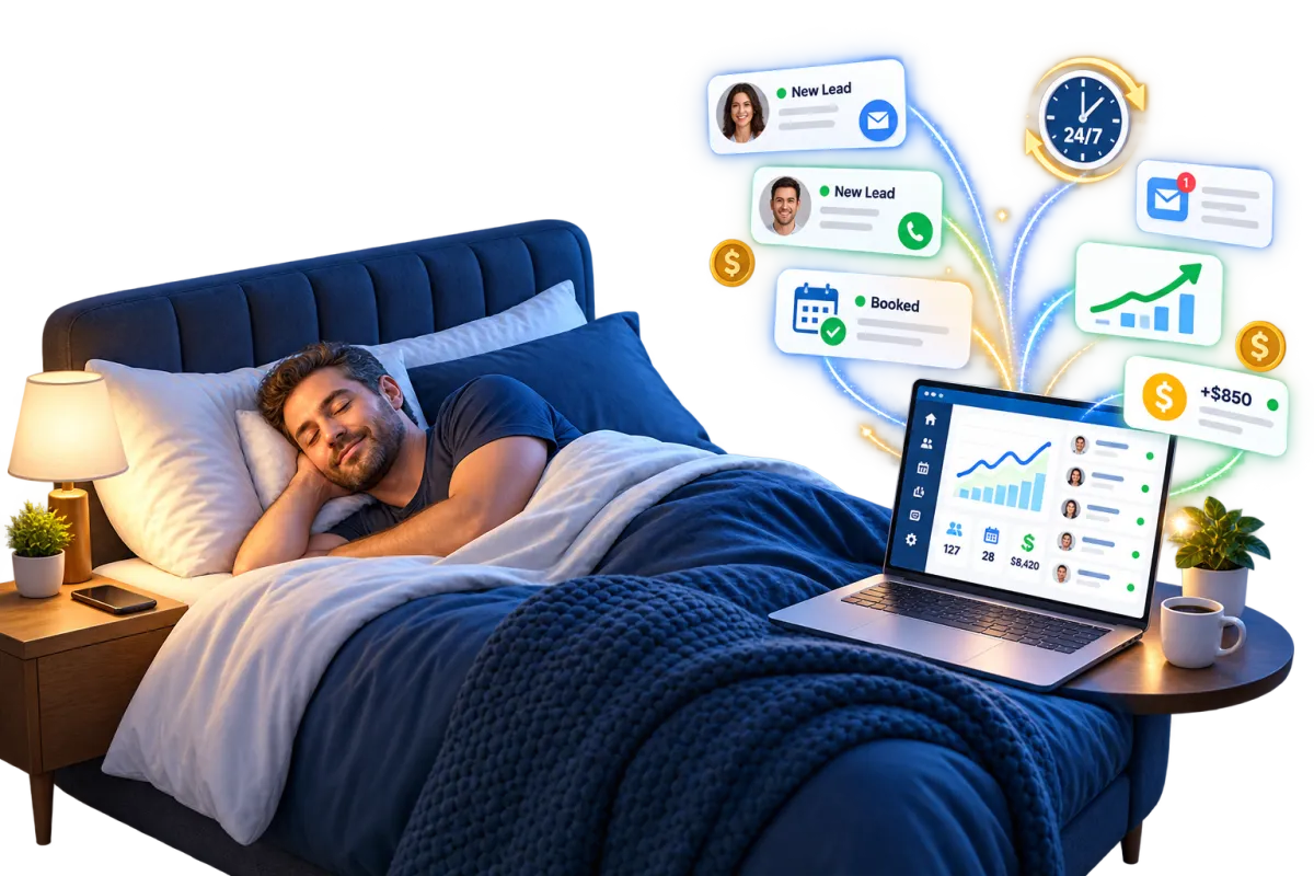 Responsive website built to convert visitors into customers.