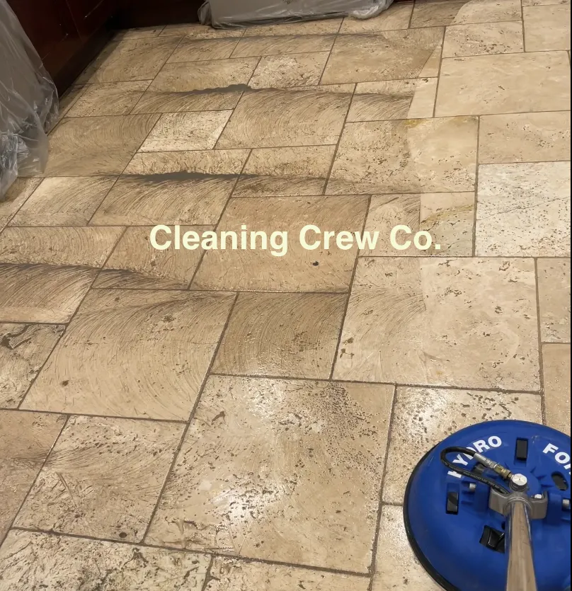 Pro Tech Cleaning residential kitchen tile and grout
