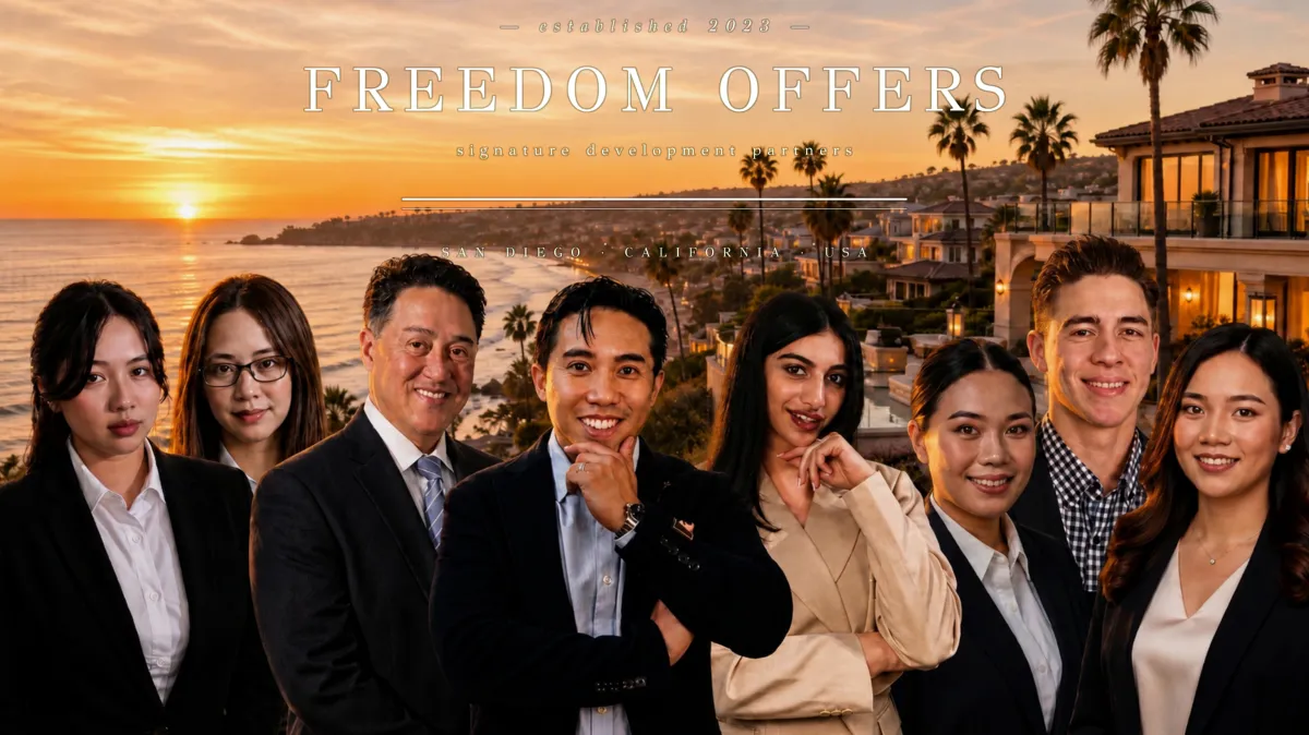 Freedom Offers team — veteran owned real estate company