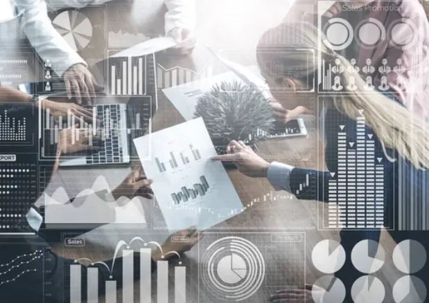 three person standing near wall inside building