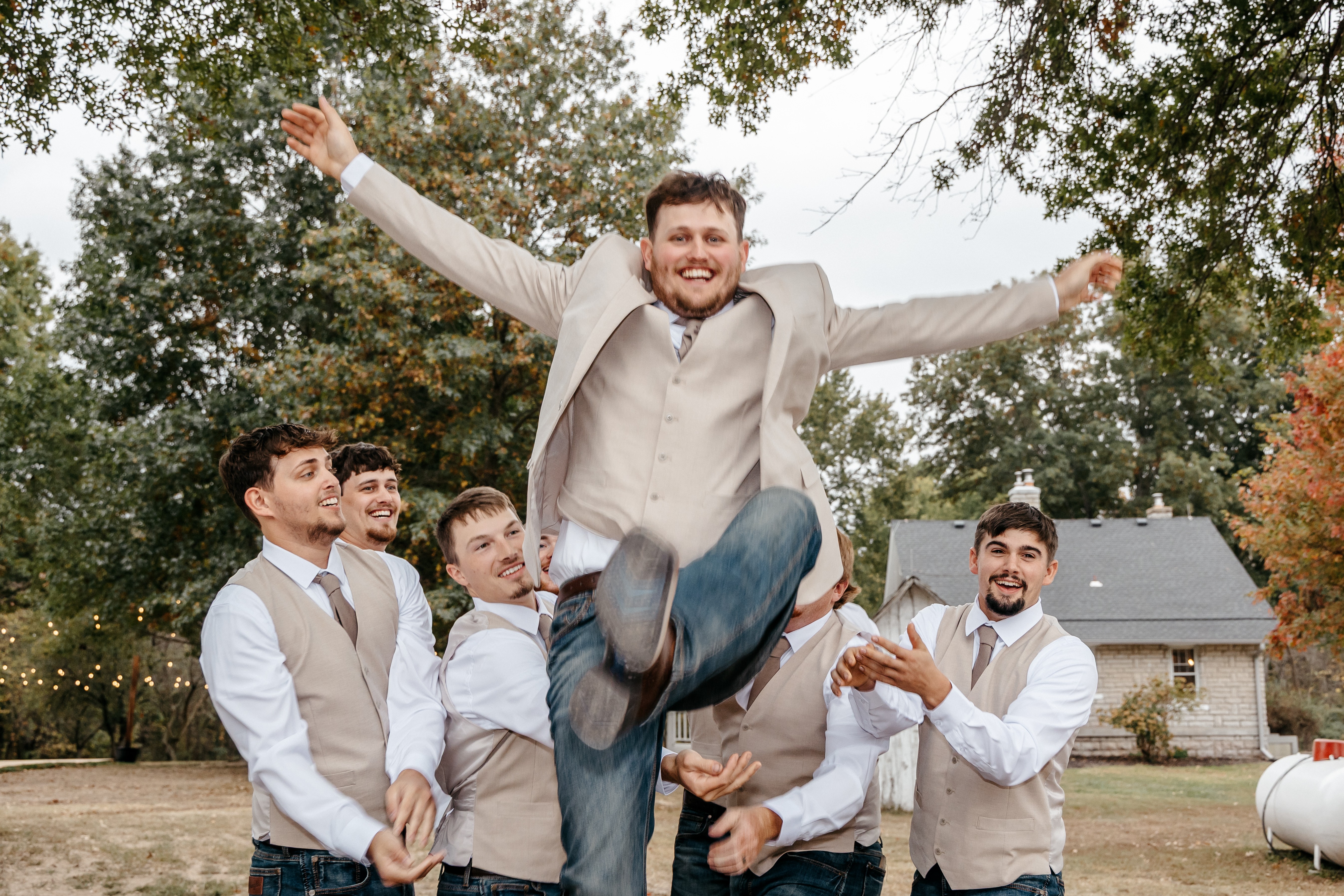 Muted pastel gradient square artwork