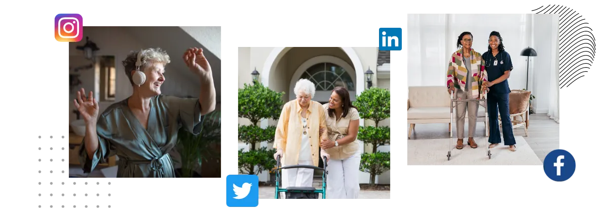 Senior Care social media