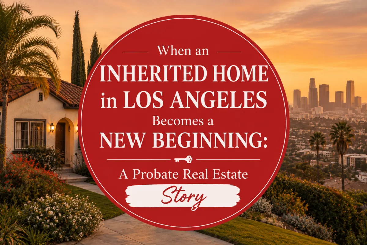 Inherited Los Angeles home representing a new beginning through a probate real estate journey