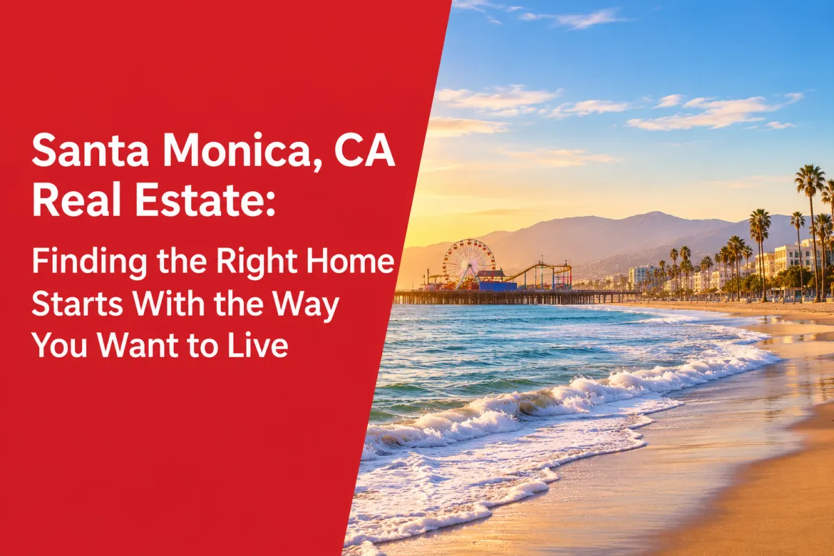 Santa Monica CA real estate home near the coast and neighborhood lifestyle