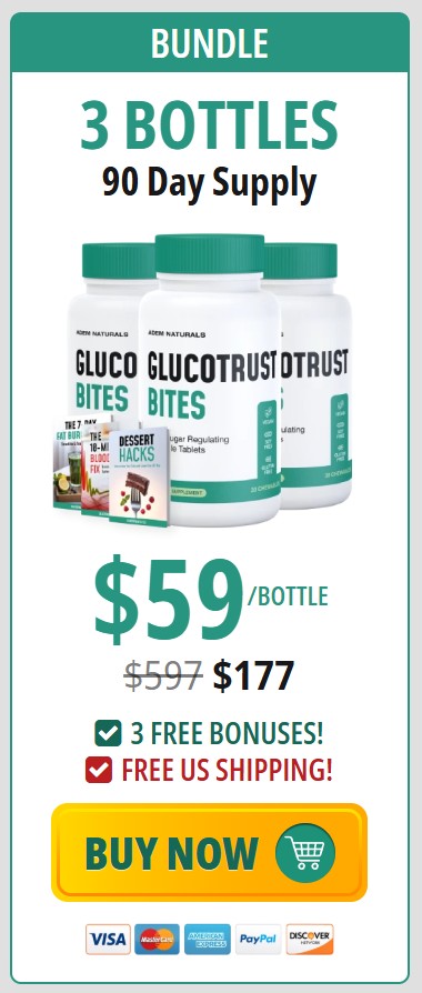 buy three GlucoTrust Bites