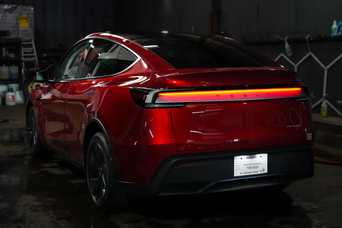 red tesla