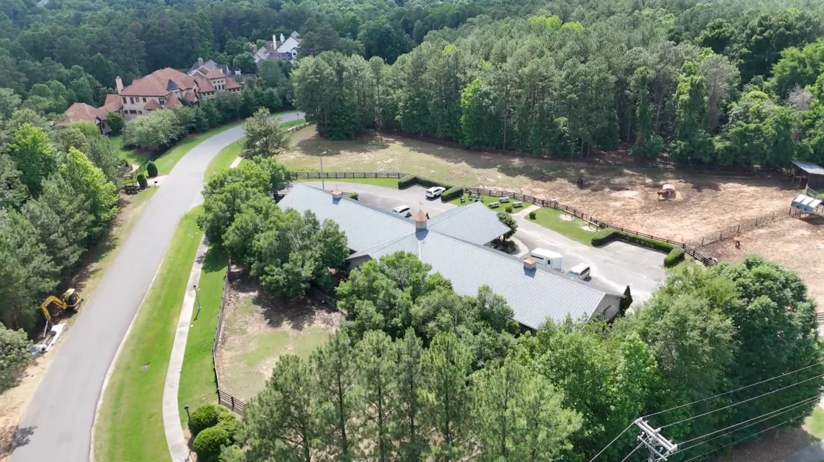 The Ranch at The Palisades featuring luxury acreage homes and resident equestrian facilities in Charlotte, North Carolina.