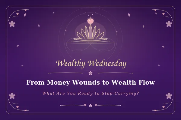 From Money Wounds to Wealth Flow: What Are You Ready to Stop Carrying? 🌸