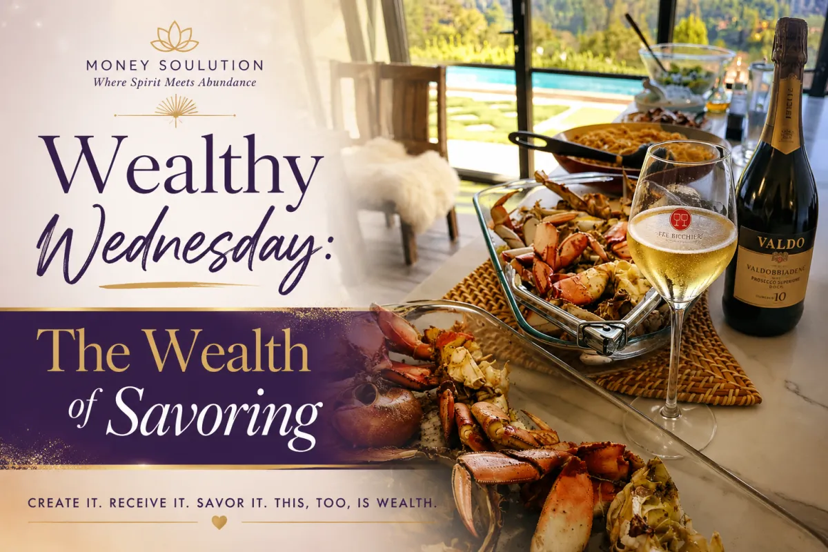 ๐ธ Wealthy Wednesday: The Wealth of Savoring ๐ธ
