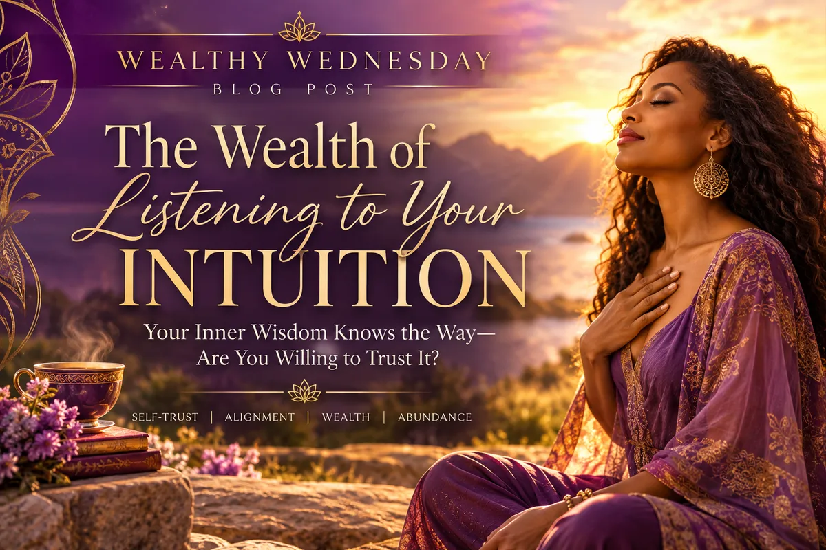 🌸 Wealthy Wednesday: The Wealth of Listening to Your Intuition 🌸
