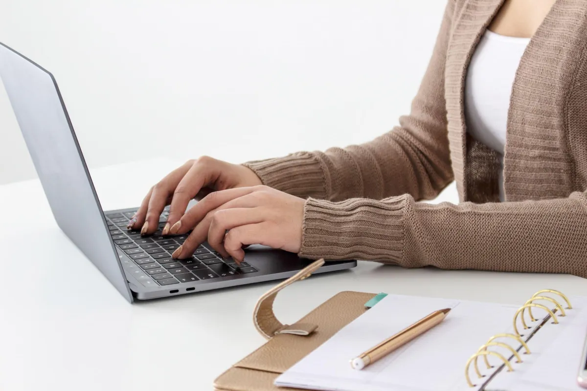 Client Care Typing Keyboard and Planner