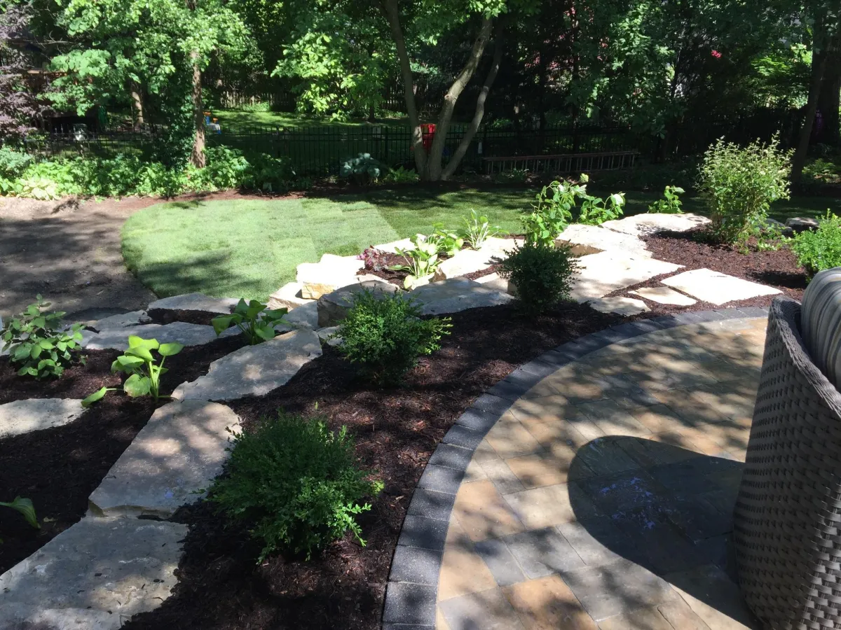 natural stone pathway glen ellyn il