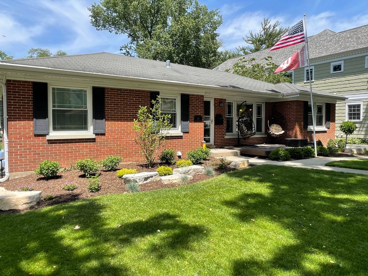 Front Yard Landscape Design and Installation in Elmhurst, IL
