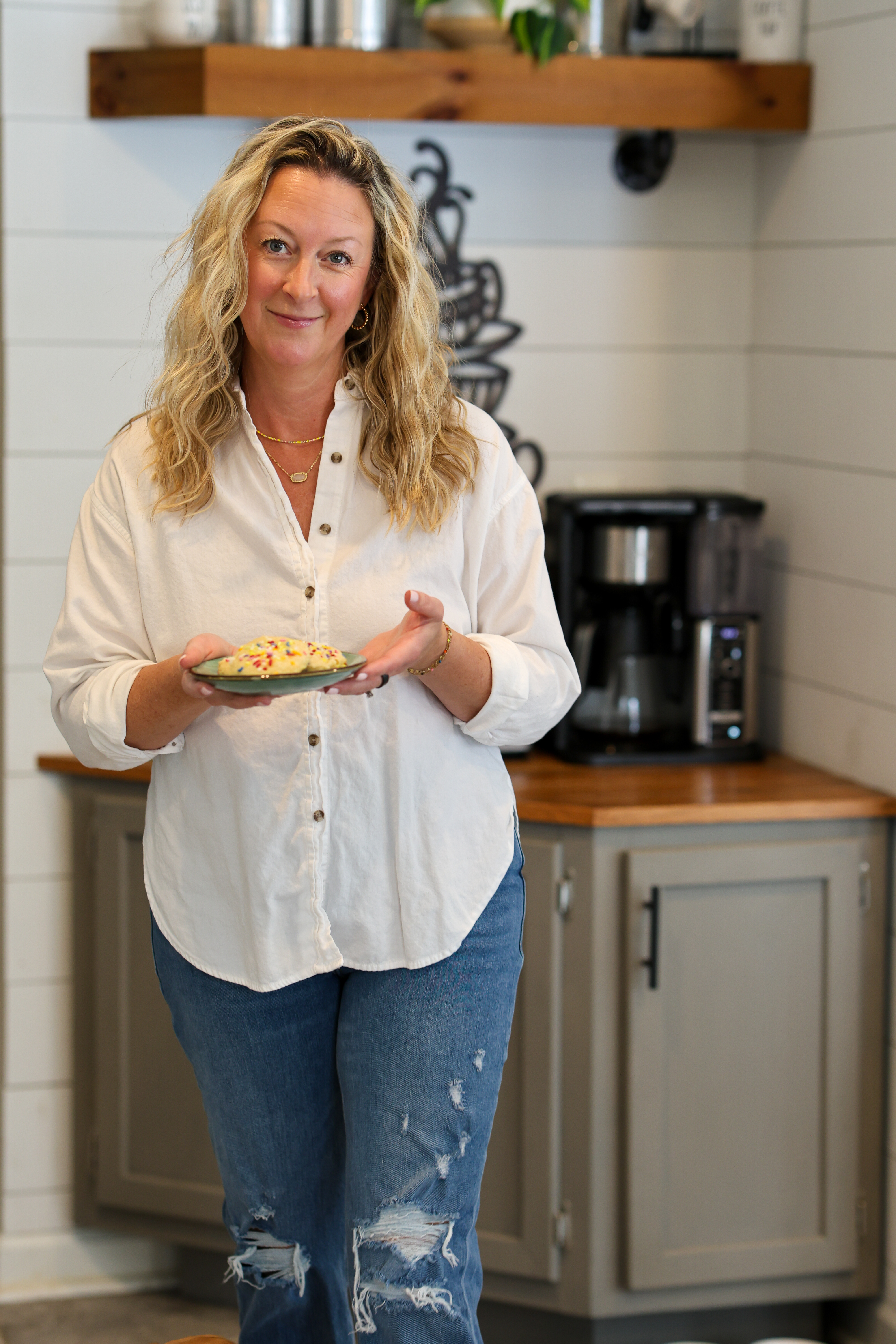 Alicia Trotter in her kitchen