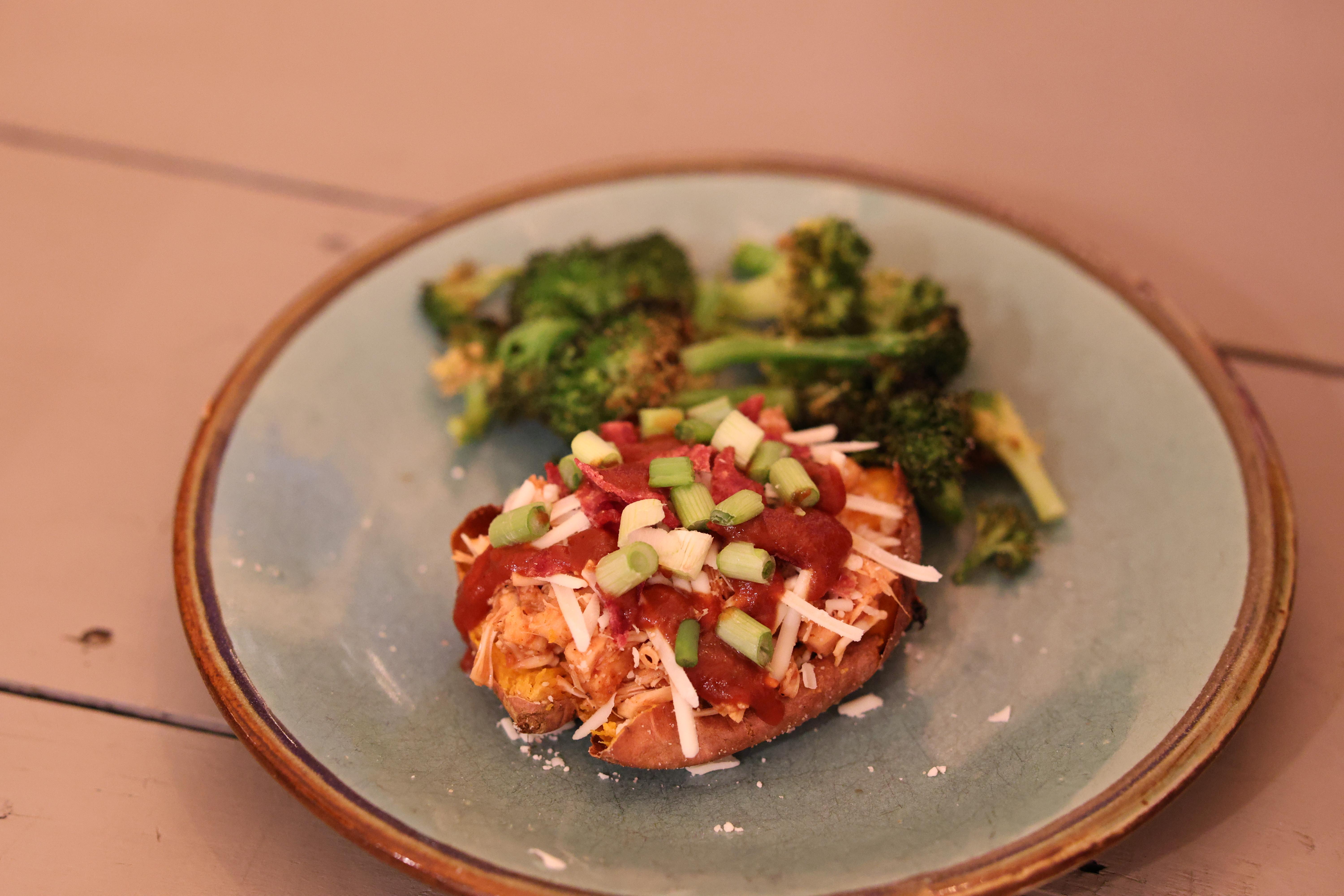 Jack Fruit BBQ Baked Potato