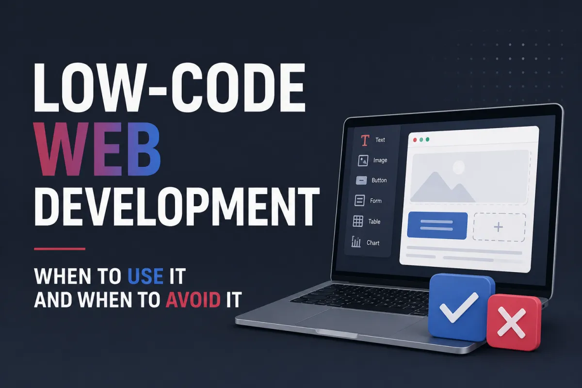 Low-Code Web Development: When to Use It and When to Avoid It