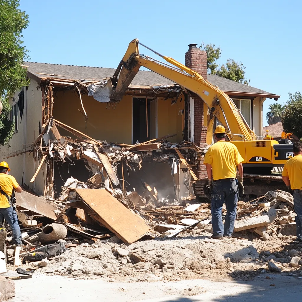 house demolition project