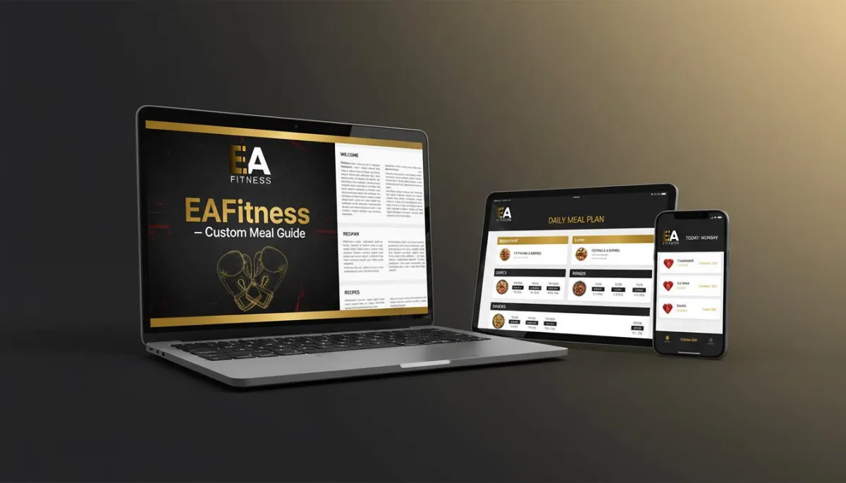 Isaiah Austin, African American male fitness coach, standing confidently in athletic wear, gym background, indigo and black color accents, 3:2 aspect ratio