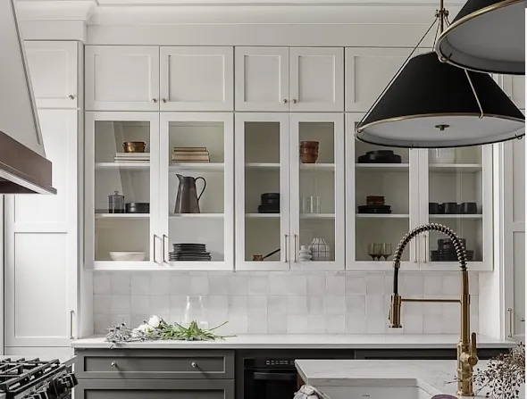 Custom-built kitchen cabinets crafted by professional cabinet makers