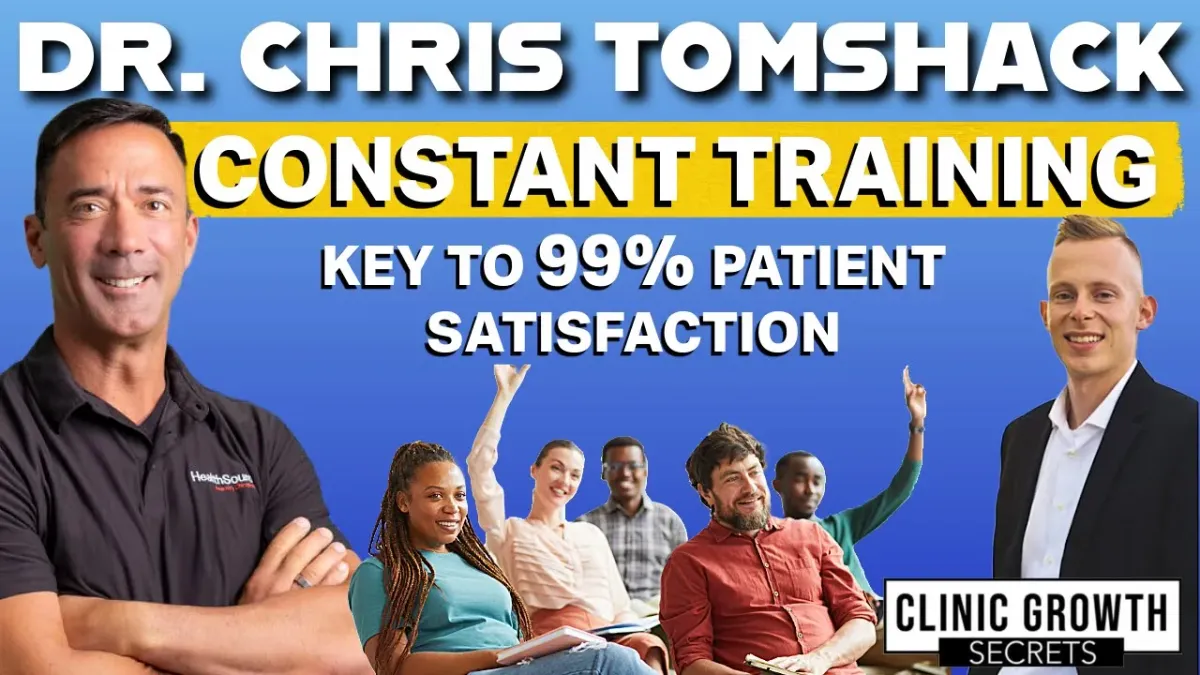 Jeff Van Kampen and Dr. Chris Tomshack on the Clinic Growth Secrets podcast discussing how to open a second chiropractic clinic