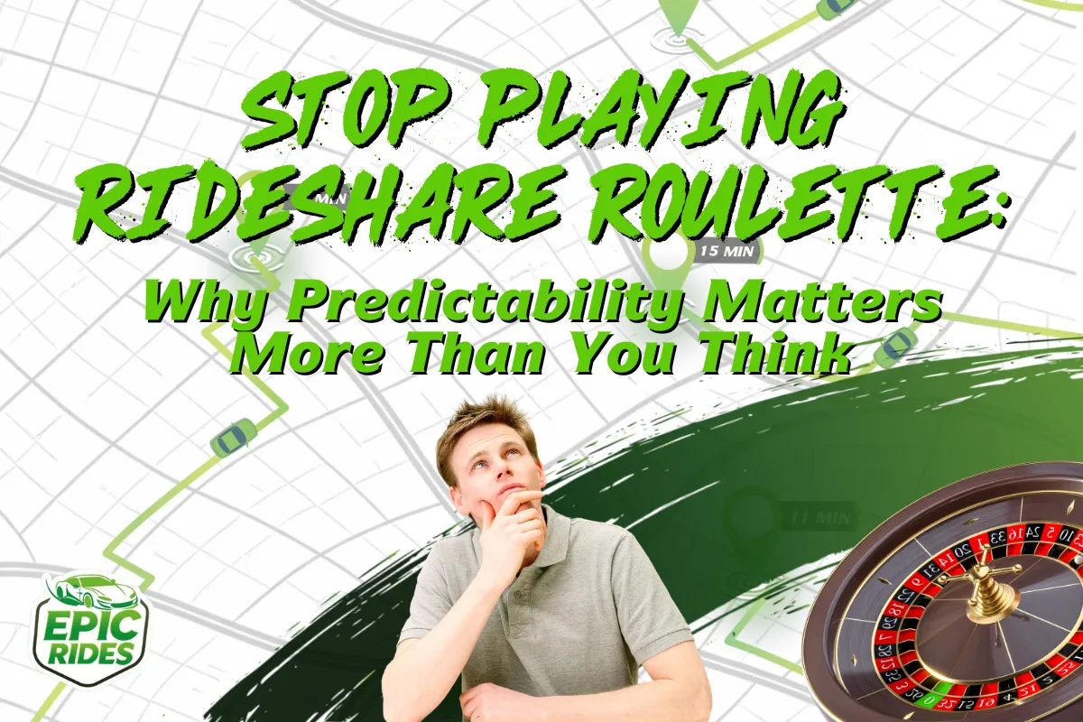 Stop Playing Rideshare Roulette: Why Predictability Matters More Than You Think