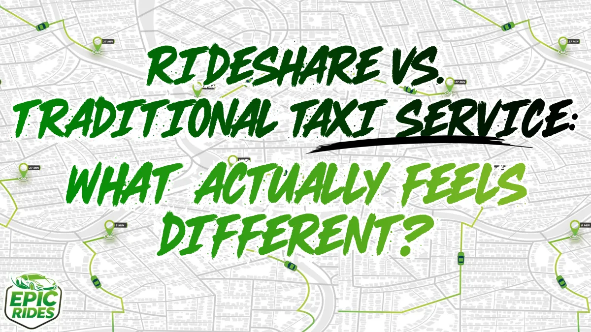 Rideshare vs. Traditional Taxi Service: What Actually Feels Different?