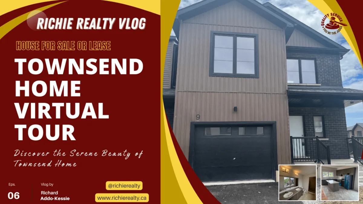 House for Sale or Lease Tonsend Home Virtual Tour Ricard Addo-Kessie Vlog