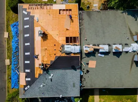 Full roof replacement project by Central Arkansas Roofing in Conway