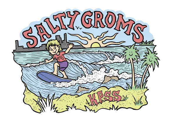 Salty Groms Logo