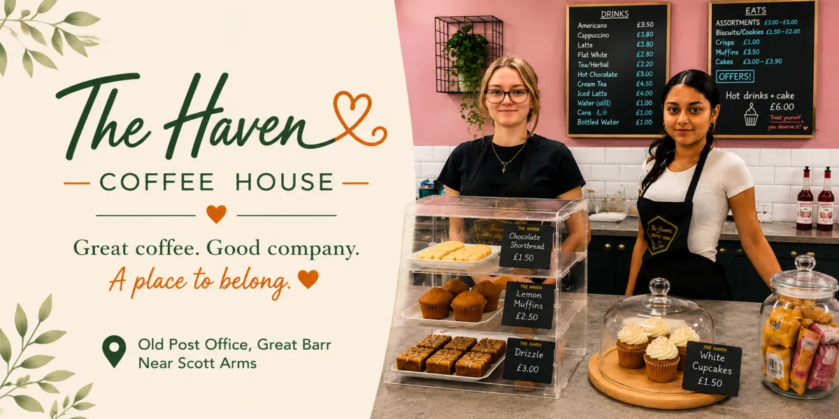The Haven Coffee House, Great Barr - Old Post Office near Scott Arms