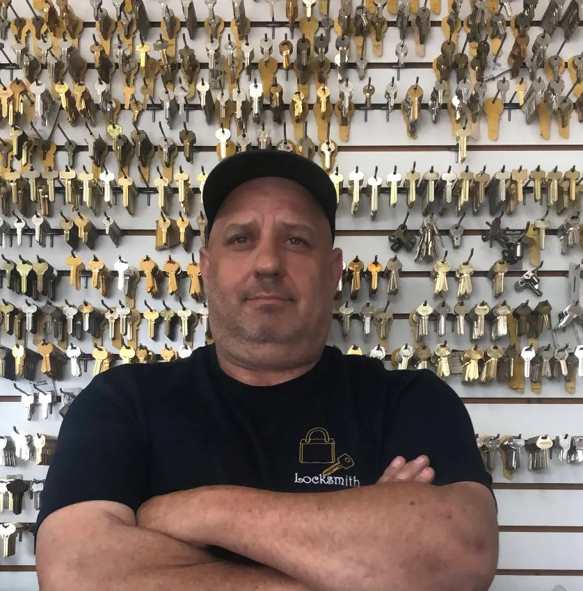 Professional locksmith providing lock and key services